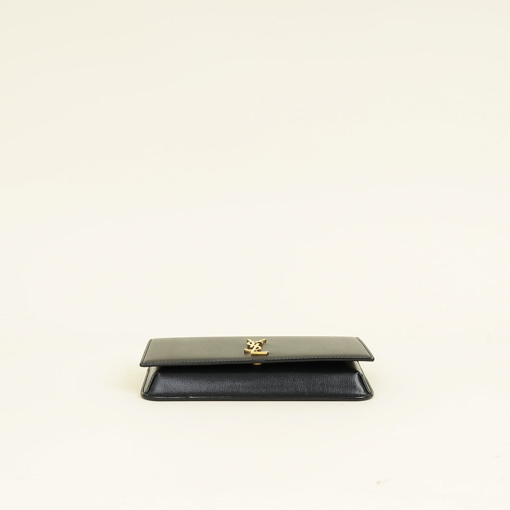 YSL Black Cassandre Phone Holder