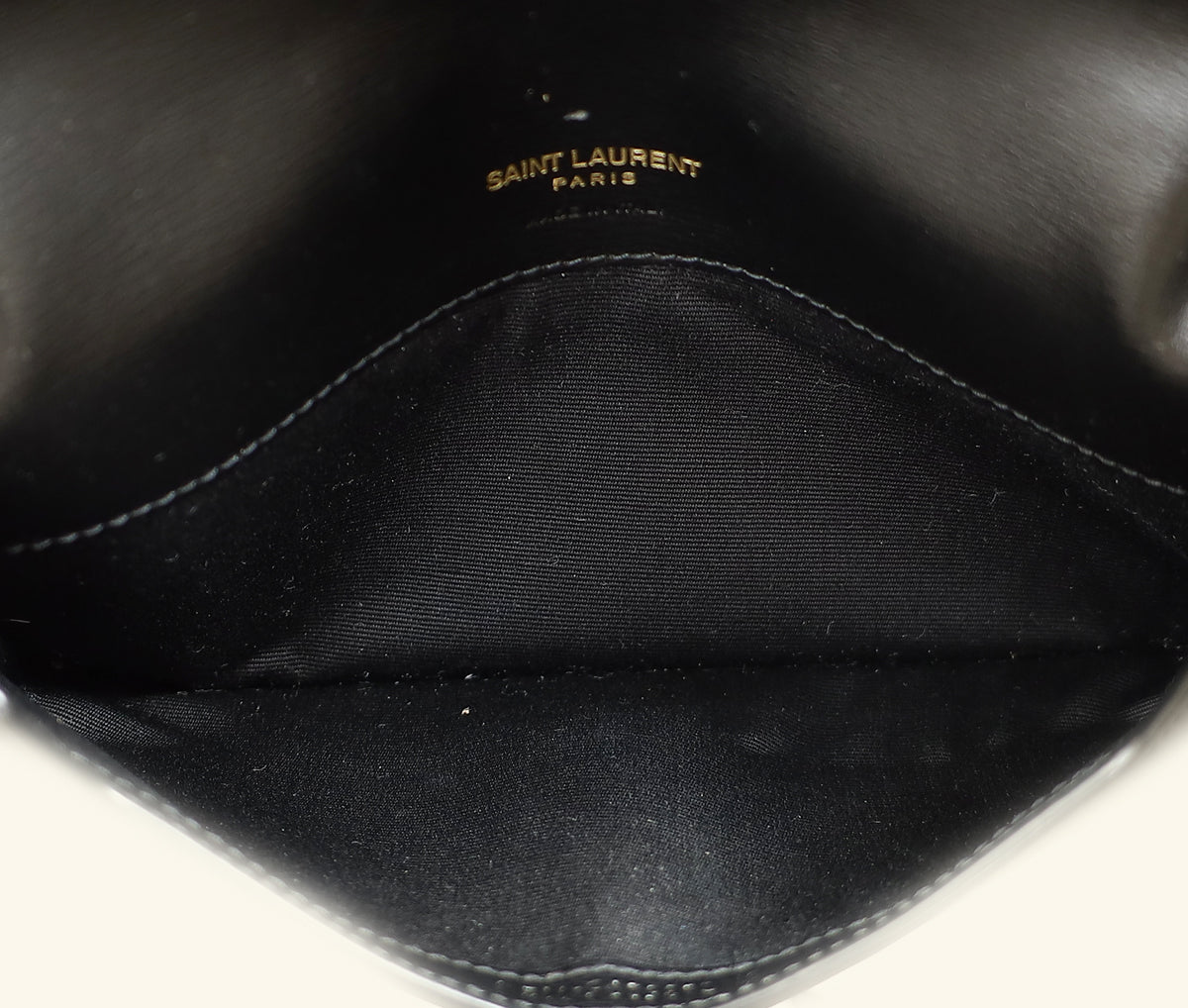 YSL Black Cassandre Phone Holder