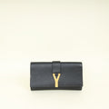 YSL Black Y Ligne Clutch