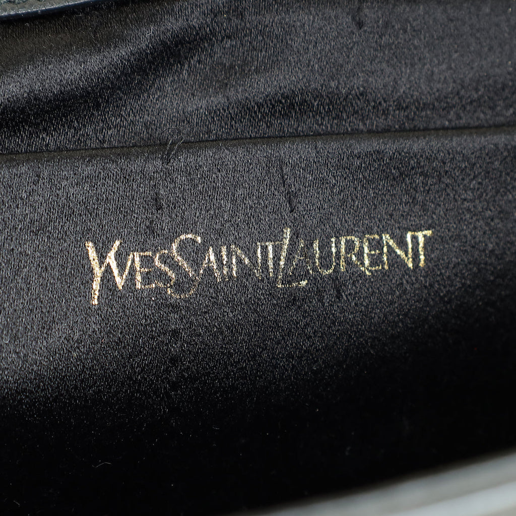 YSL Black Y Ligne Clutch