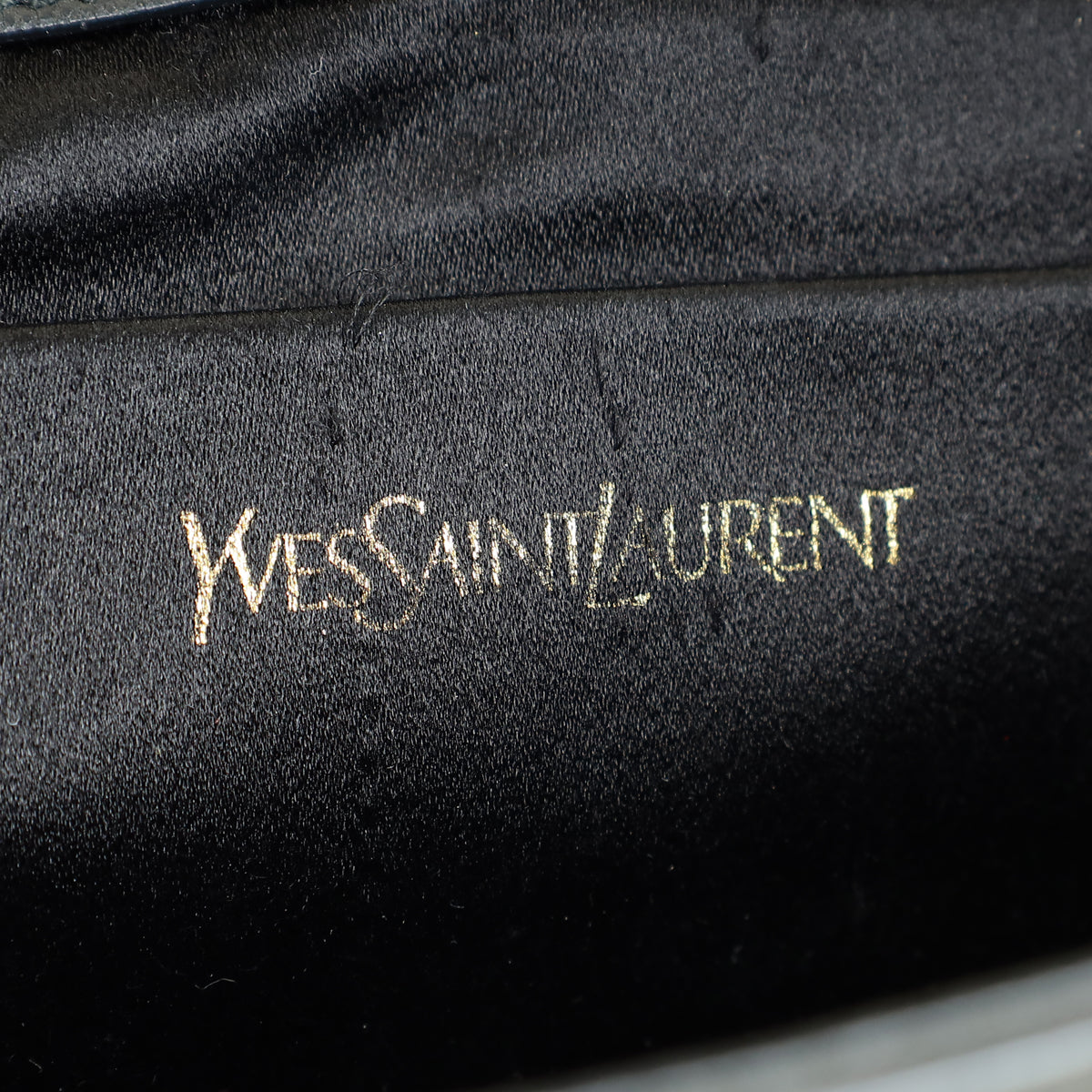 YSL Black Y Ligne Clutch
