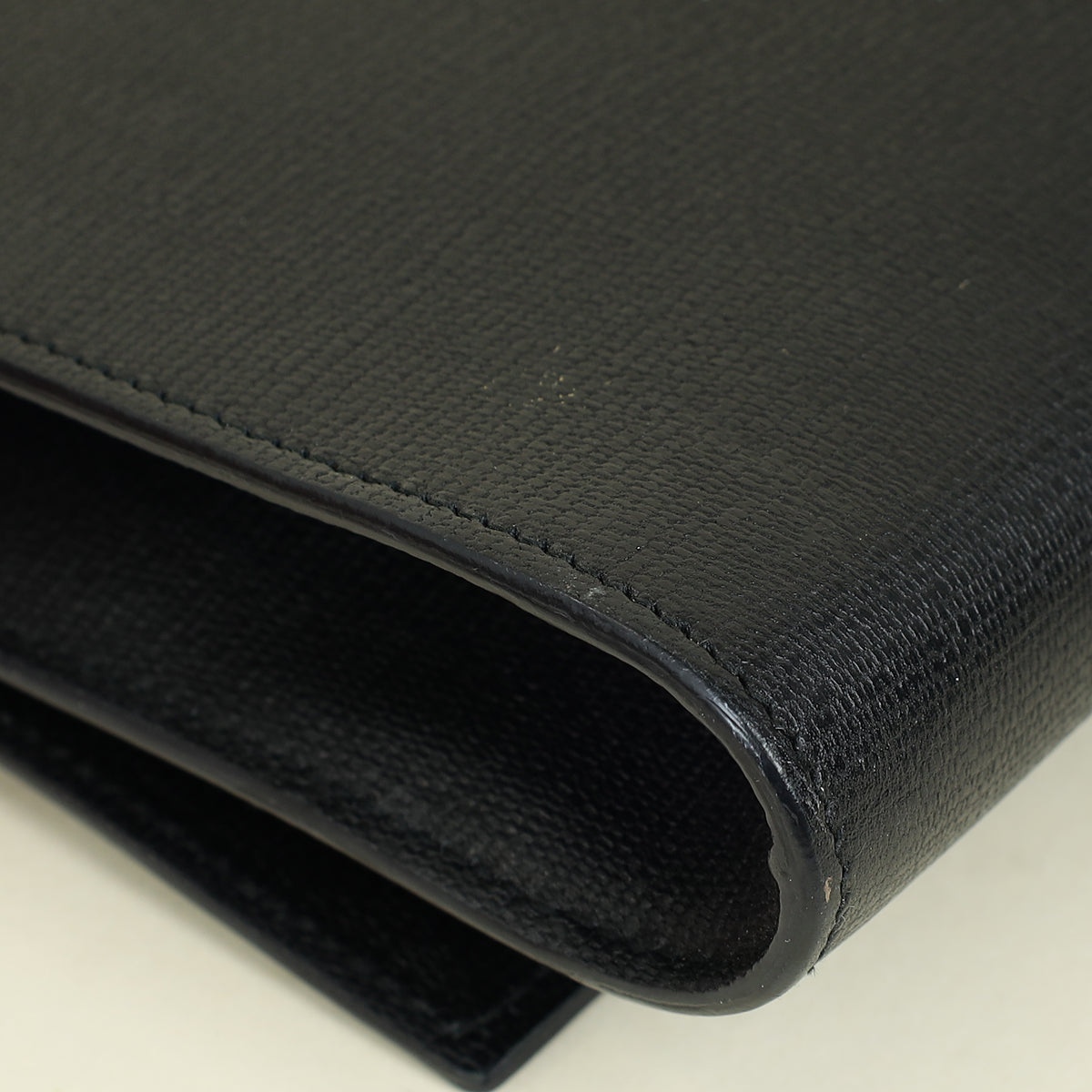 YSL Black Y Ligne Clutch