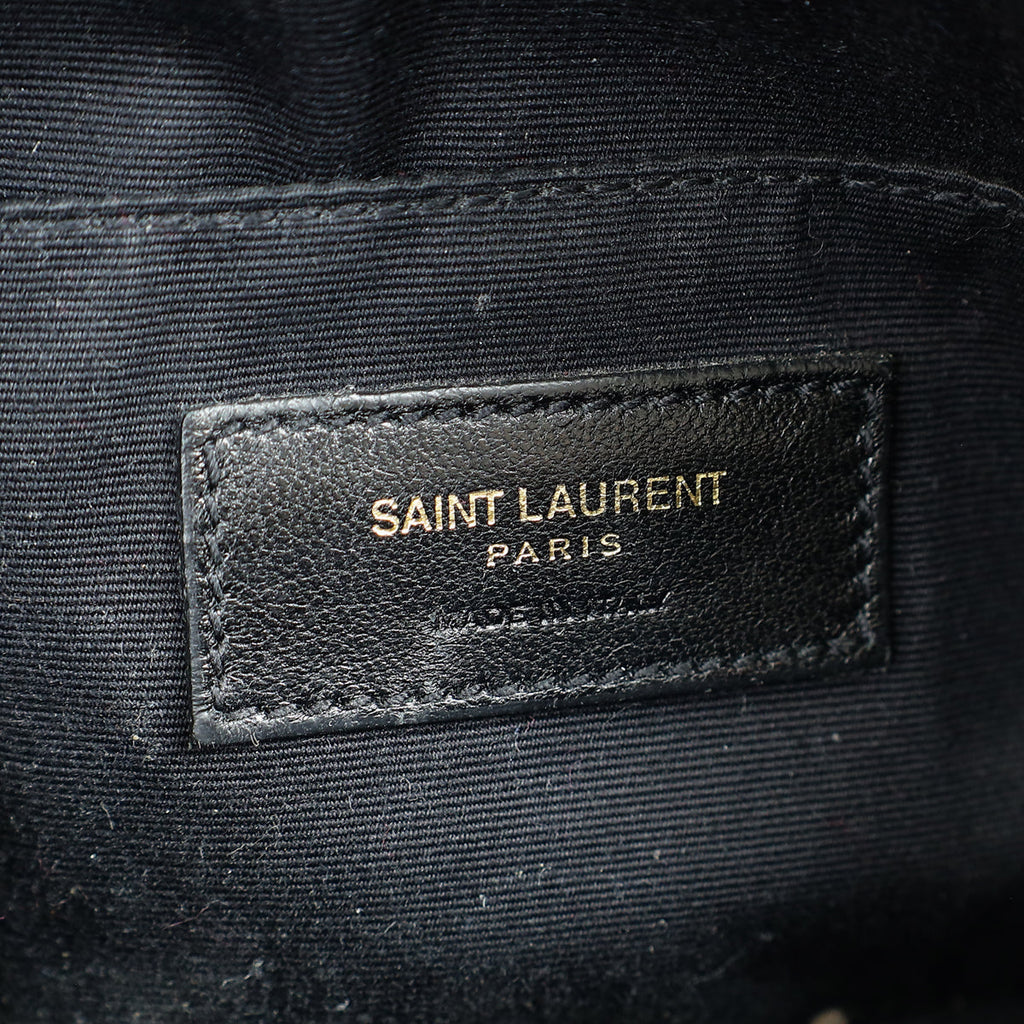 YSL Black Lou Belt Bag
