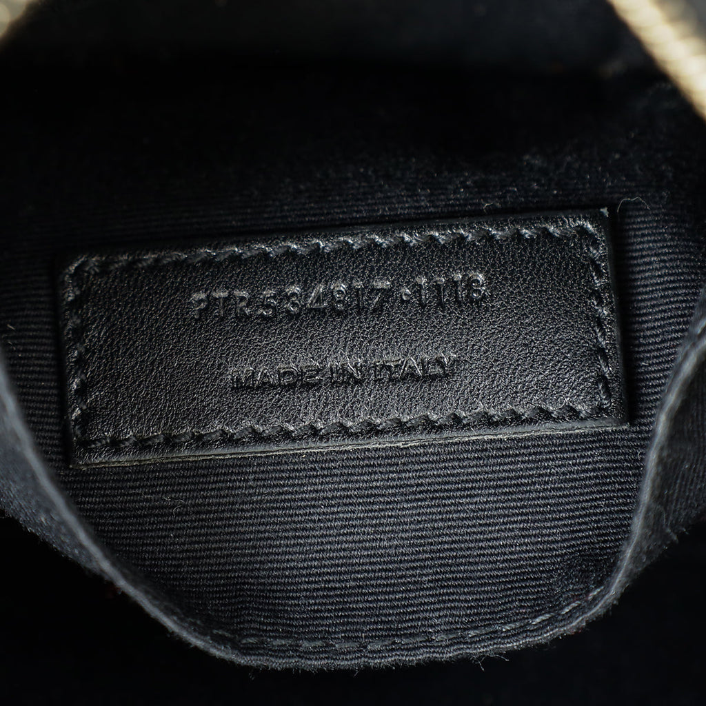 YSL Black Lou Belt Bag