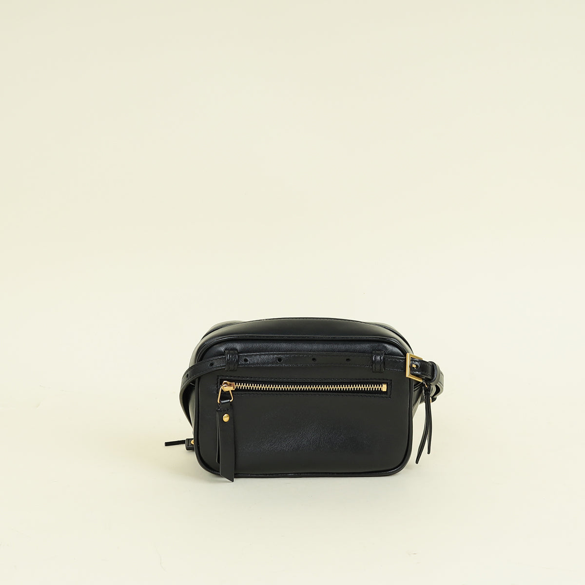 YSL Black Lou Belt Bag