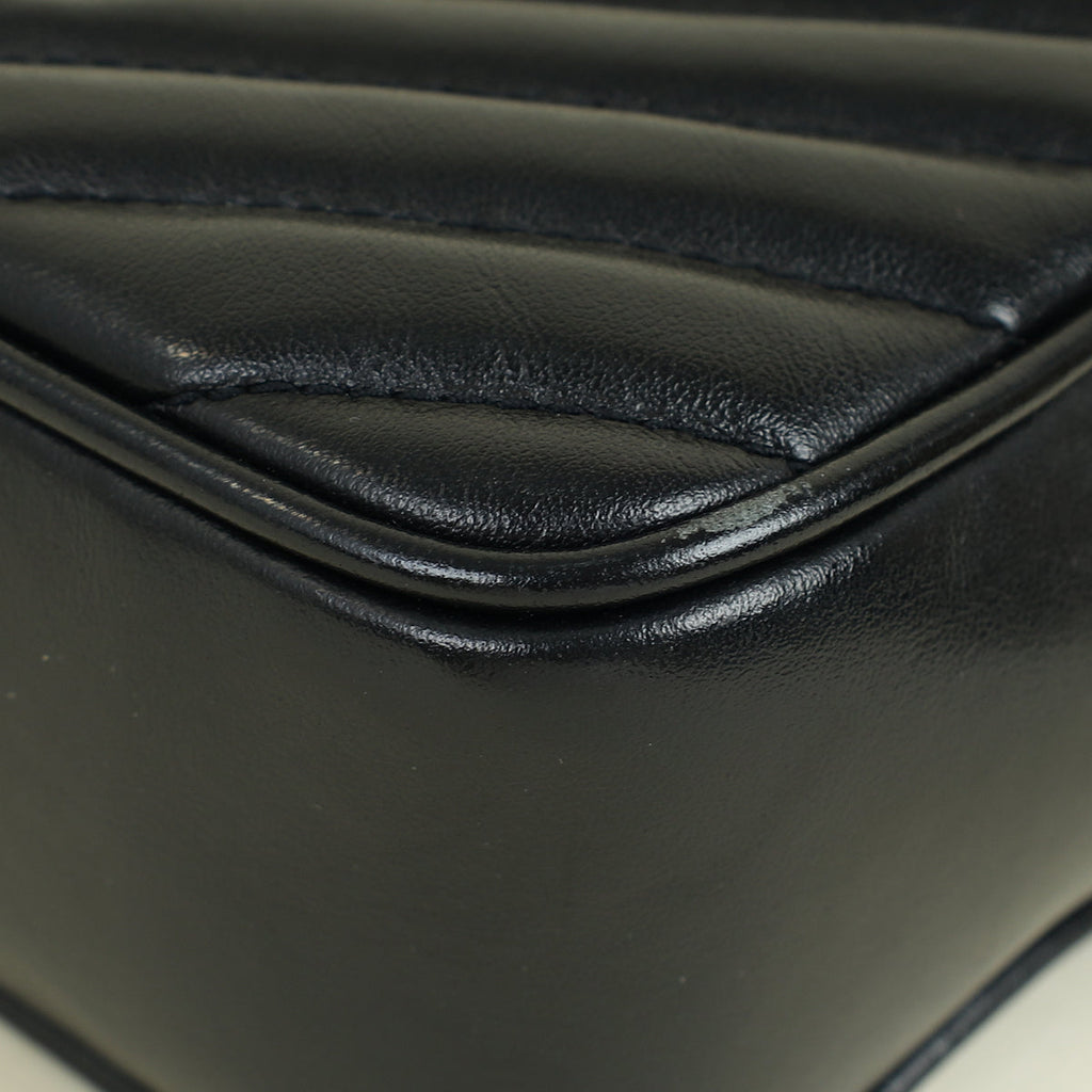 YSL Black Lou Belt Bag