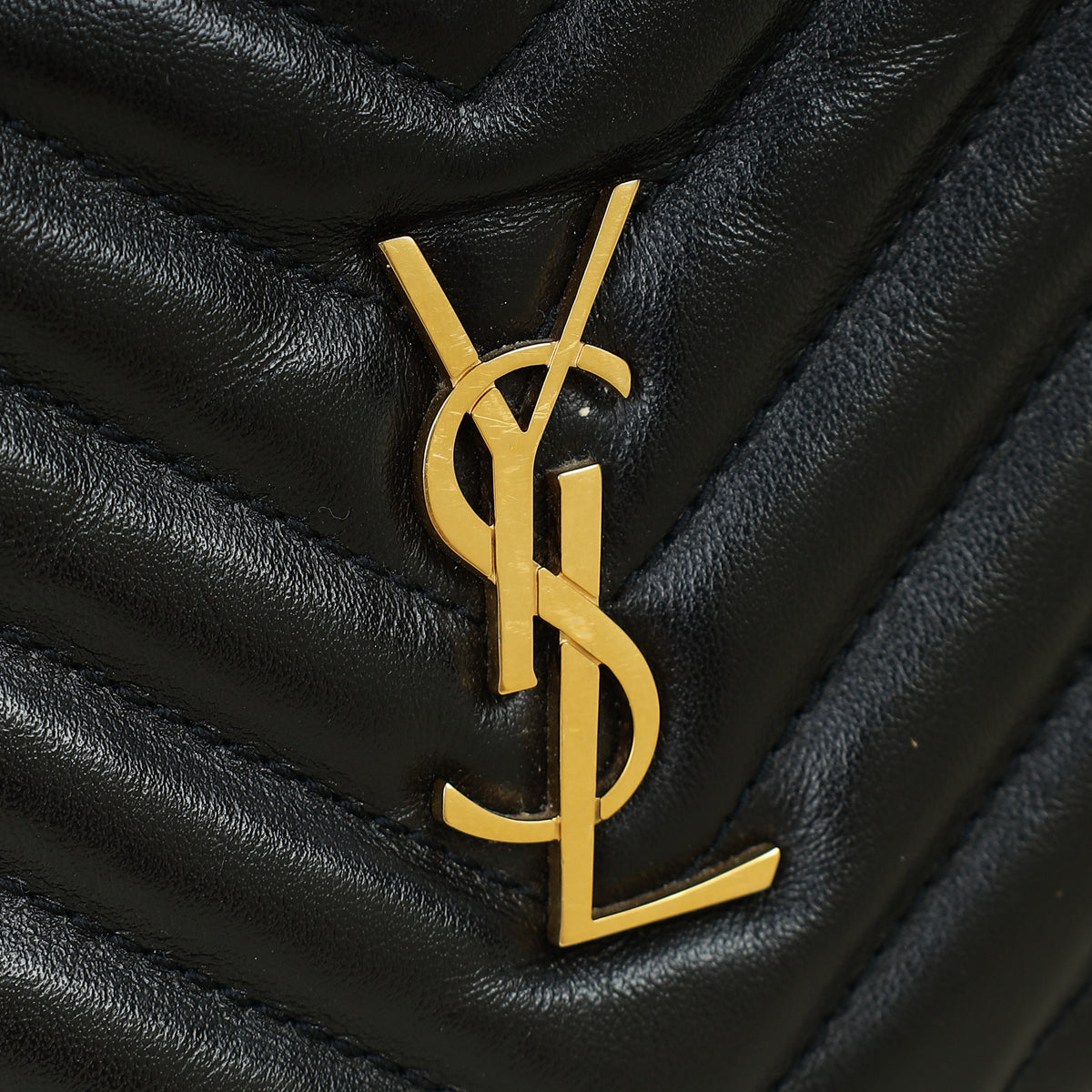 YSL Black Lou Belt Bag