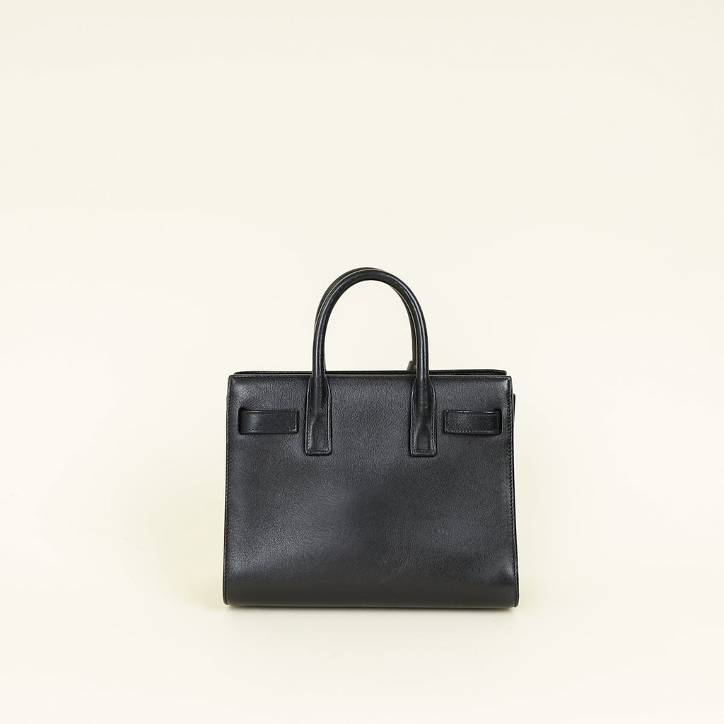 YSL Black Sac De Jour Nano Bag