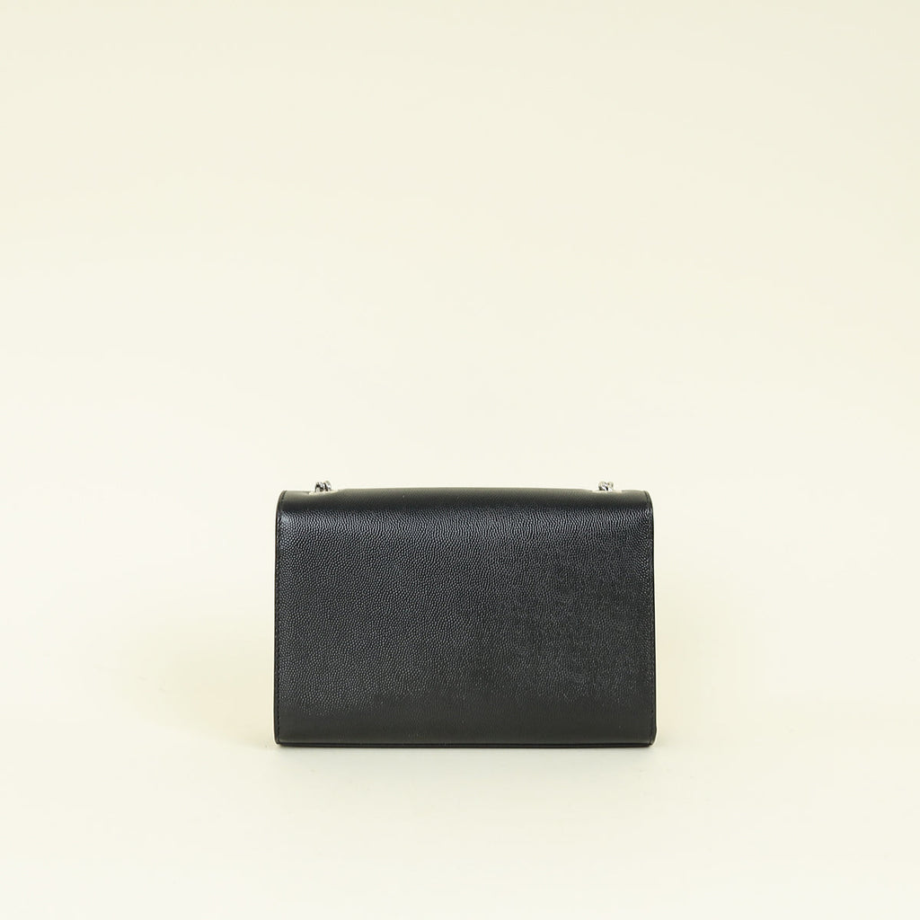 YSL Black Monogram Kate Small Chain Shoulder Bag