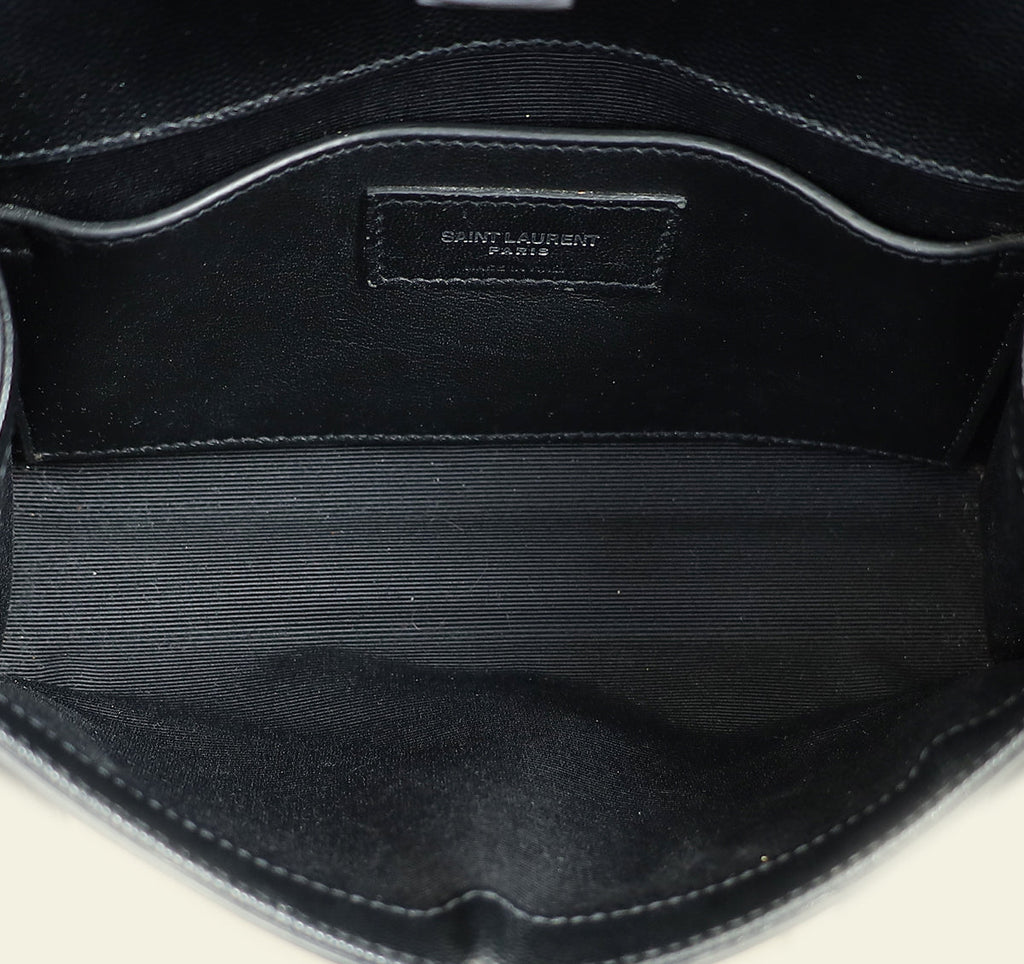 YSL Black Monogram Kate Small Chain Shoulder Bag