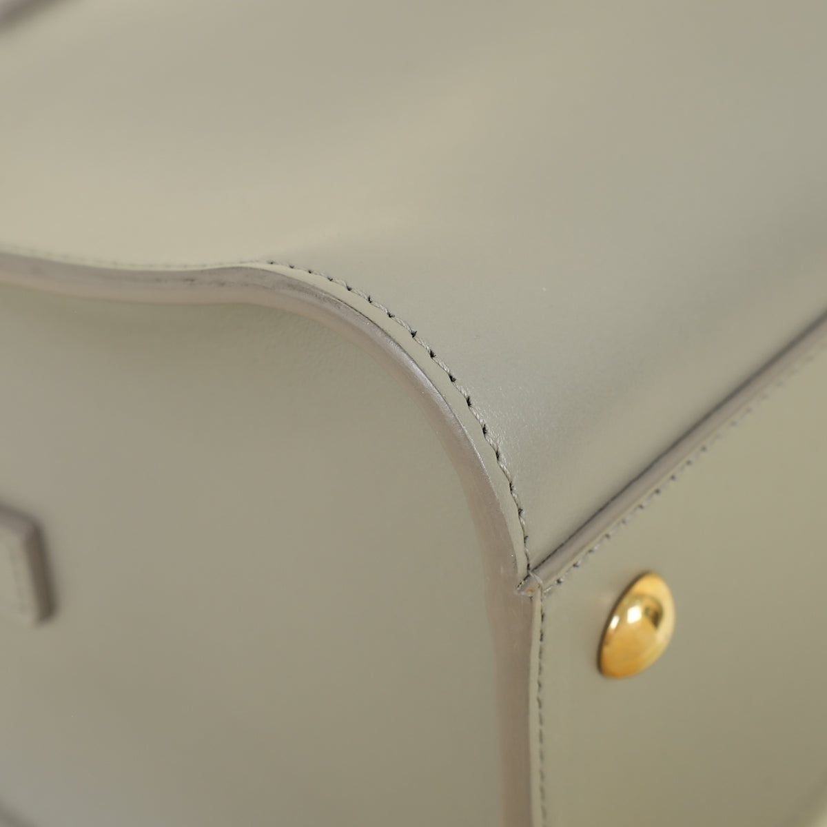 YSL Grey Baby Monogram Cabas Bag