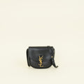 YSL Black Kaia Flap Satchel Bag