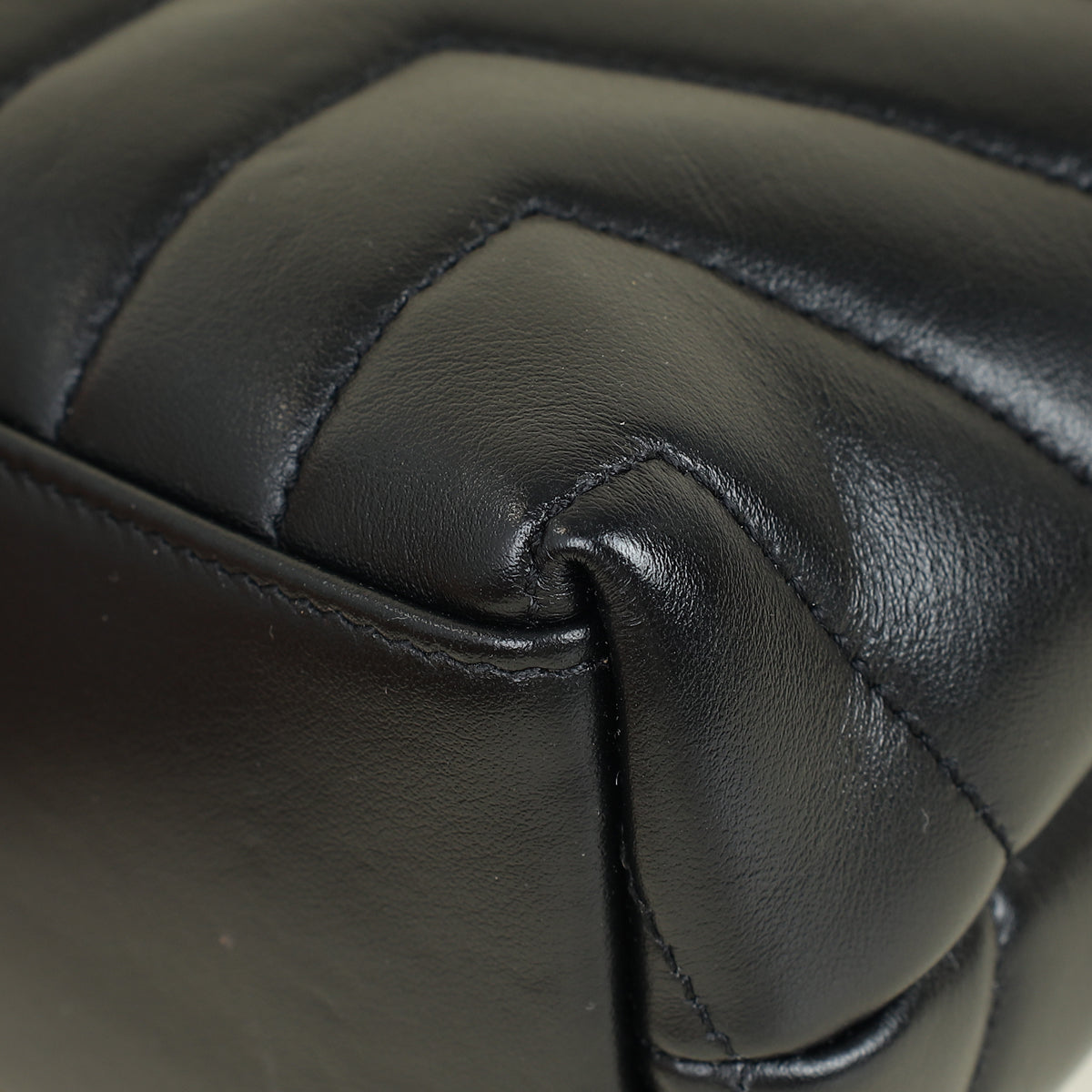 YSL Black Loulou Small Flap Shoulder Bag