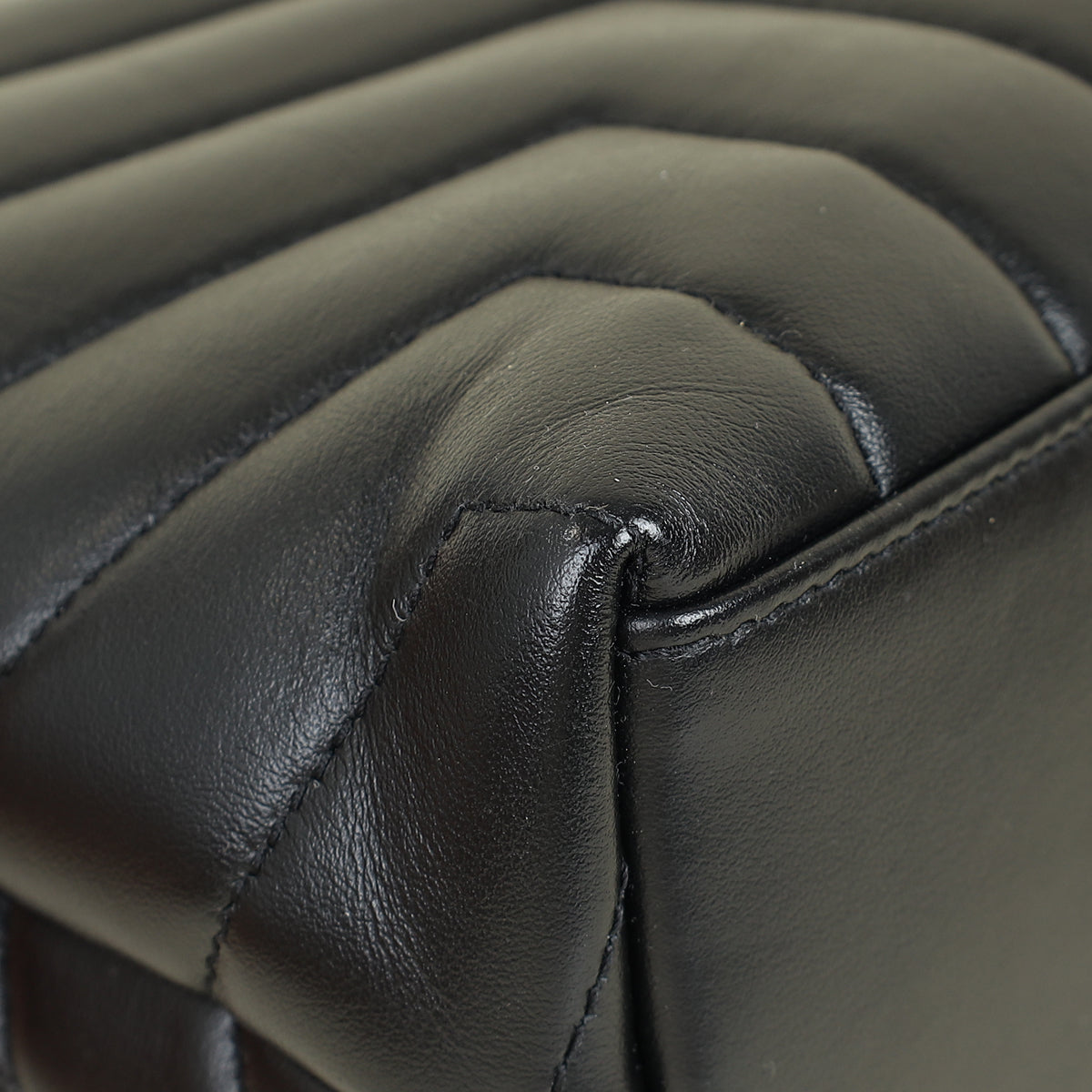 YSL Black Loulou Small Flap Shoulder Bag