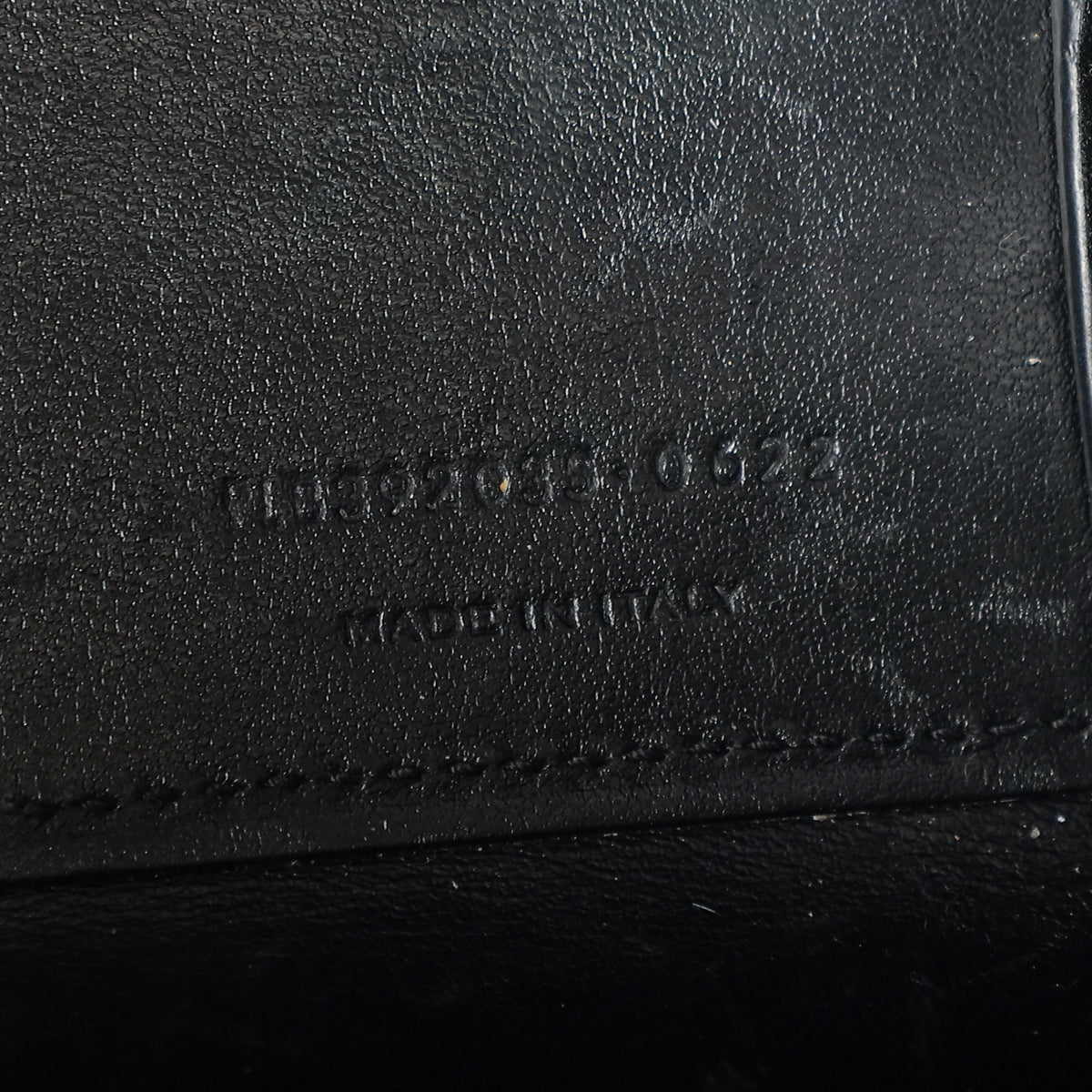 YSL Black Croco Embossed Sac De Jour Nano Bag