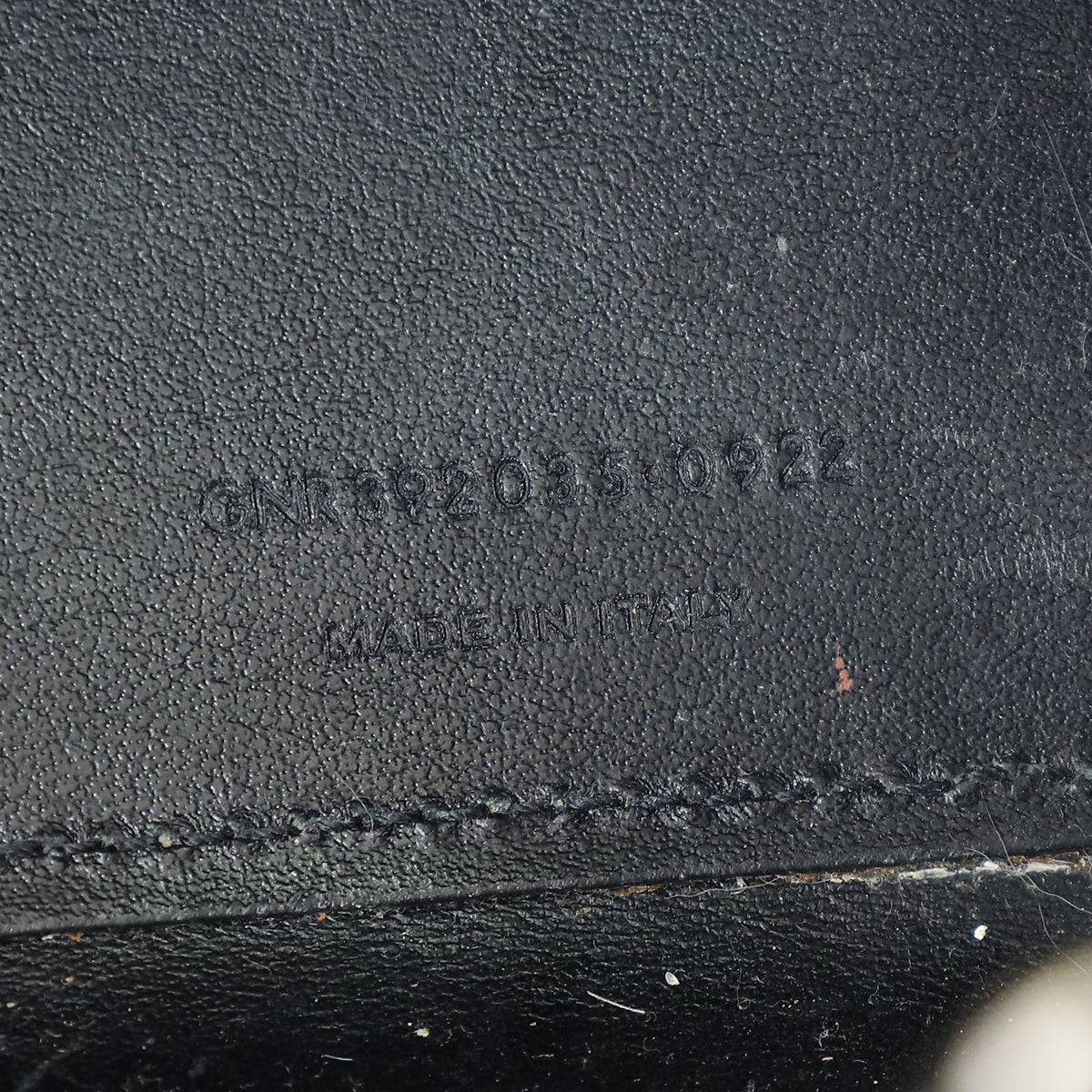 YSL Black Sac De Jour Crocodile Embossed Nano Bag