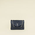 YSL Blue Loulou Medium Bag