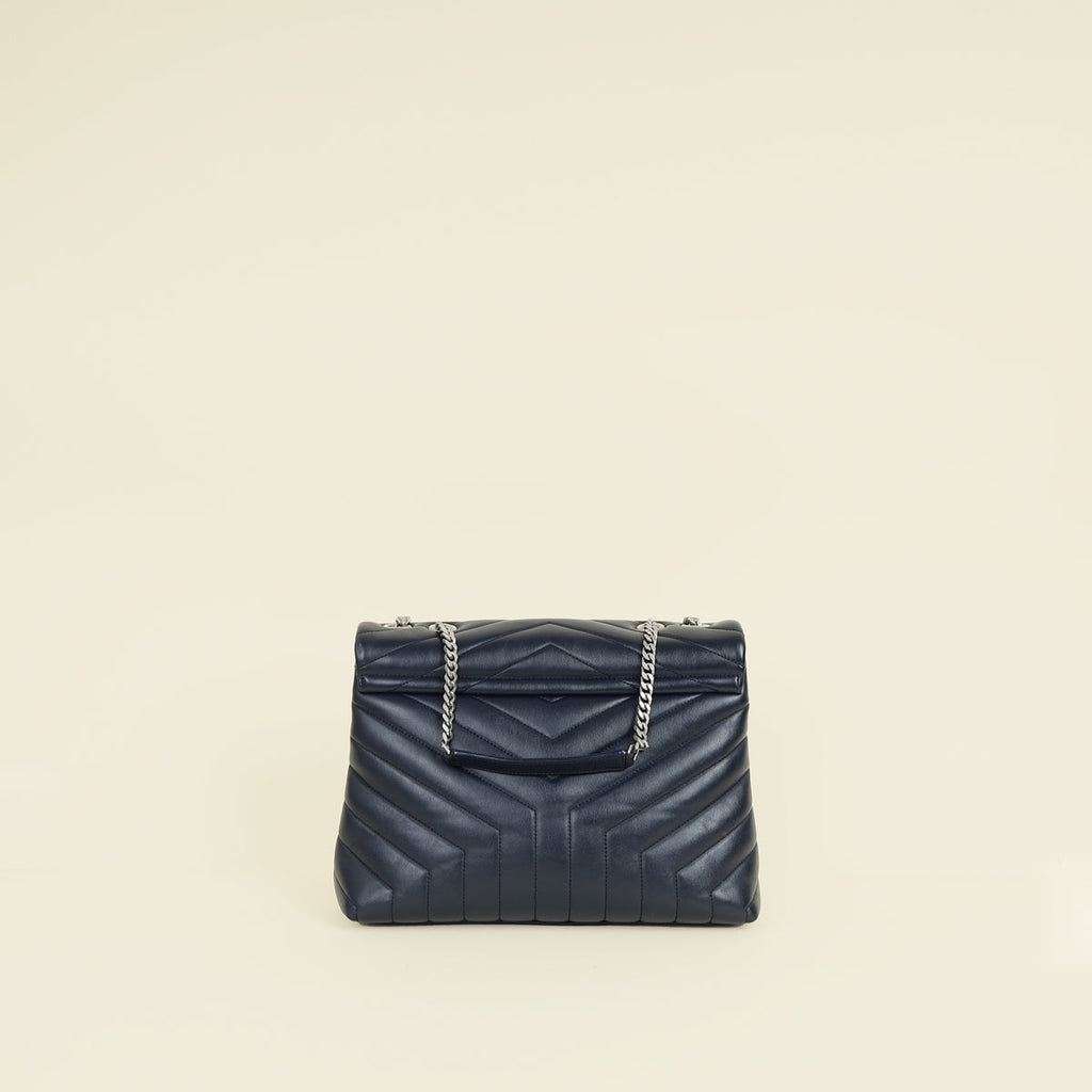 YSL Blue Loulou Medium Bag