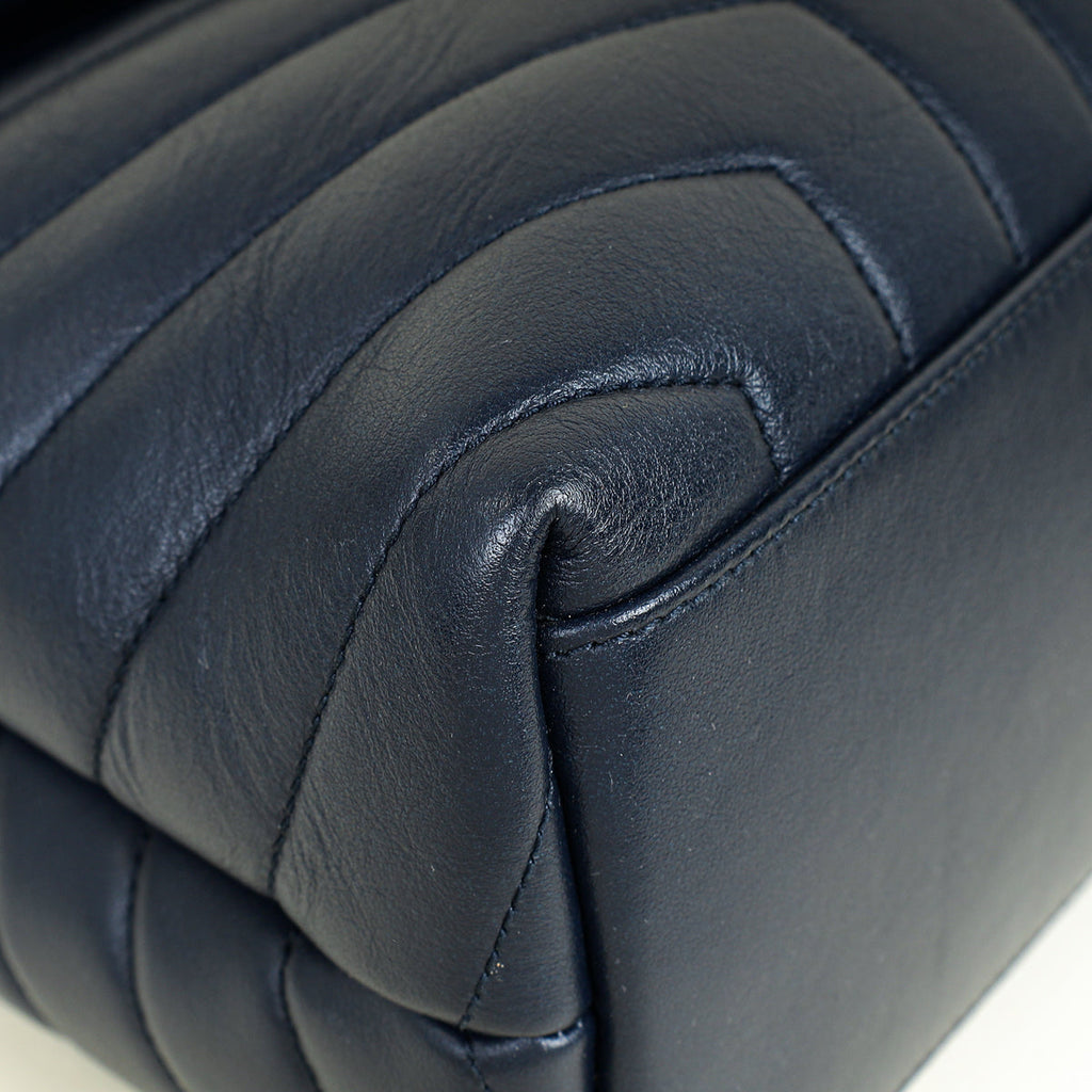 YSL Blue Loulou Medium Bag