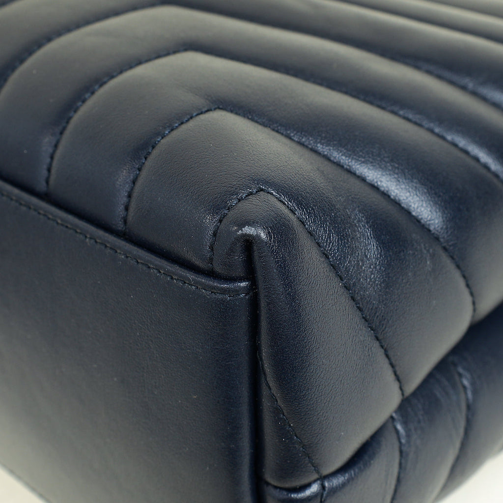 YSL Blue Loulou Medium Bag