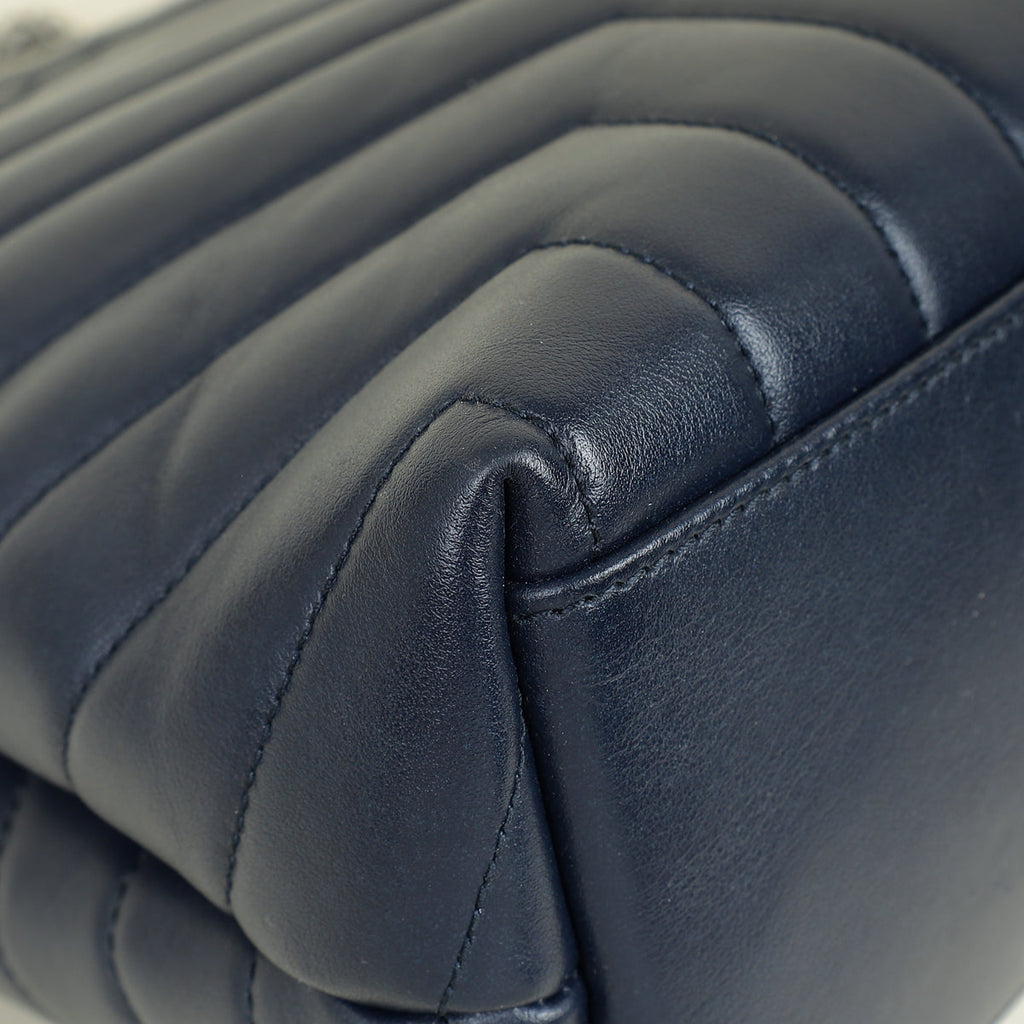 YSL Blue Loulou Medium Bag