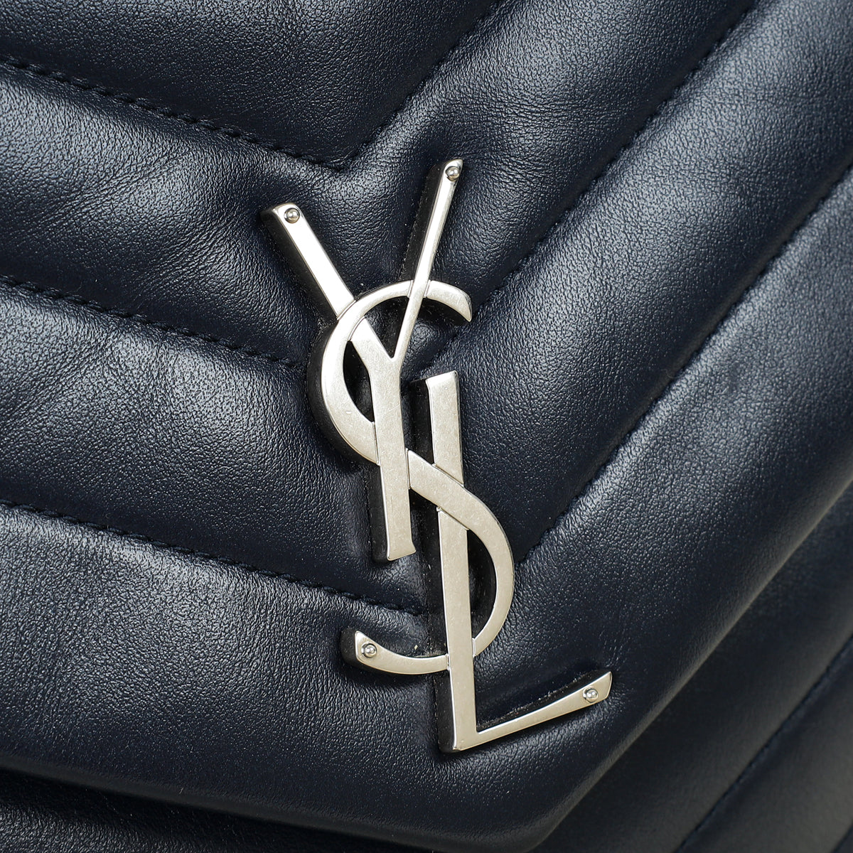 YSL Blue Loulou Medium Bag