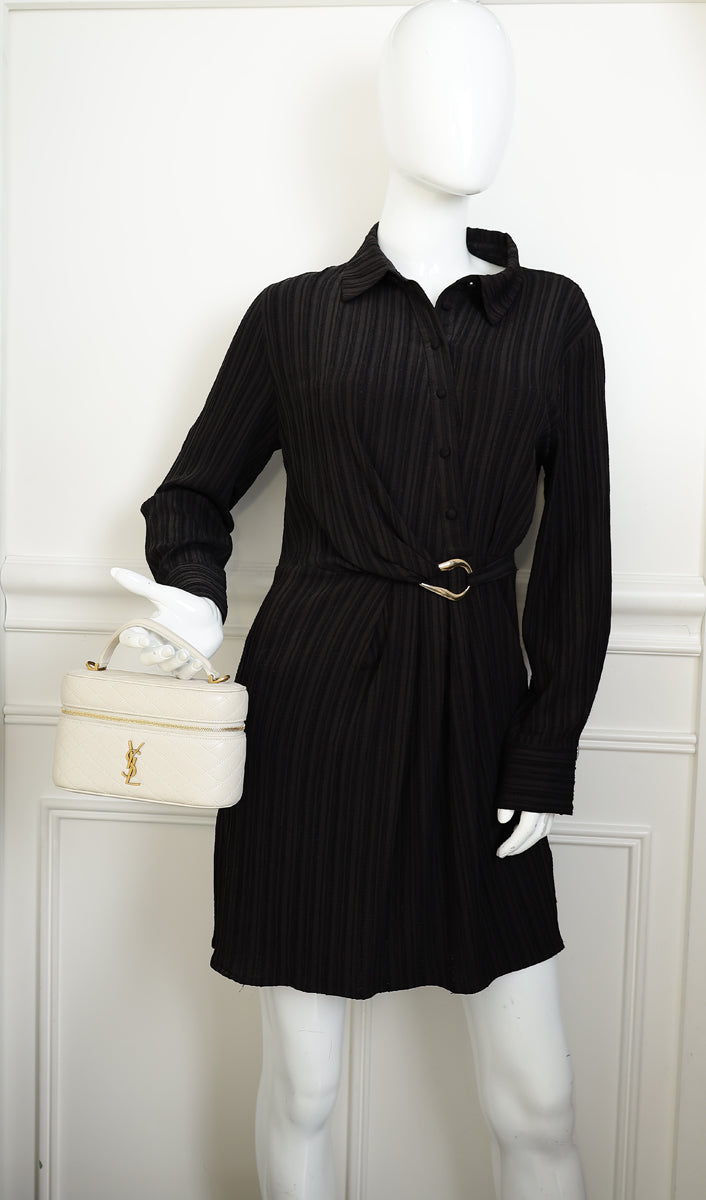 YSL Black Vintage Gaby Medium Vanity Case