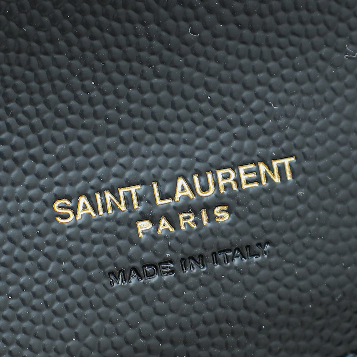 YSL Black Cassandre Envelope Flap Pouch