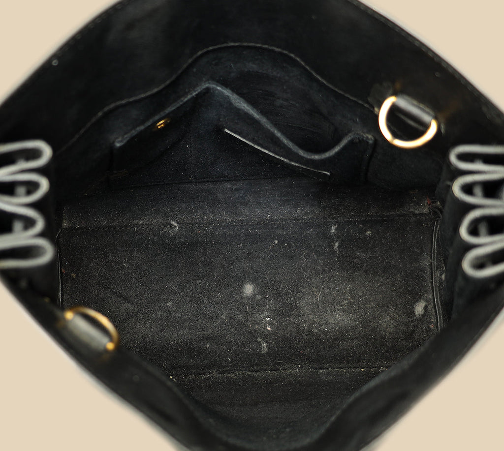 YSL Black Sac De Jour Nano Bag