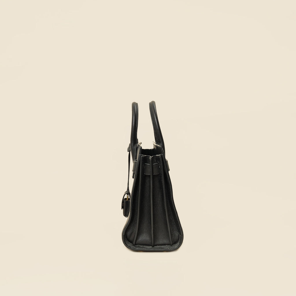 YSL Black Sac De Jour Nano Bag