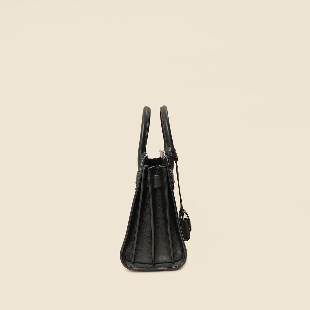 YSL Black Sac De Jour Nano Bag