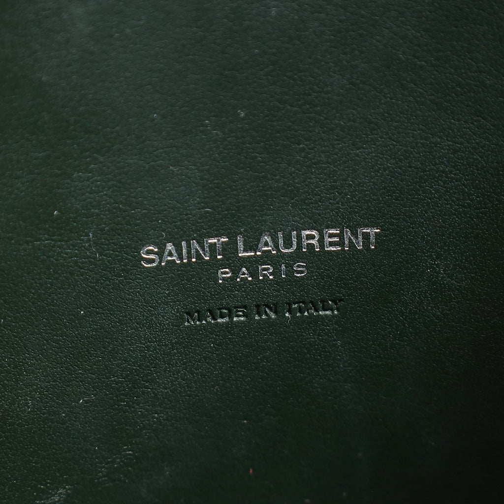 YSL Emerald Green Sac De Jour Baby Bag