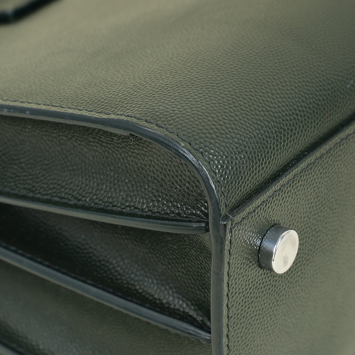 YSL Emerald Green Sac De Jour Baby Bag