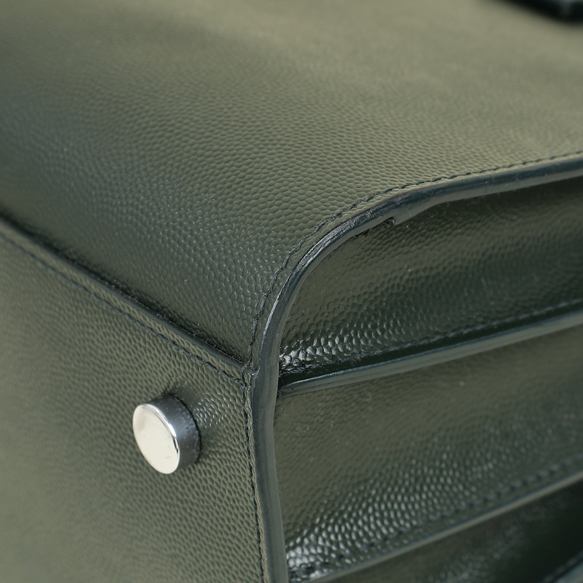 YSL Emerald Green Sac De Jour Baby Bag
