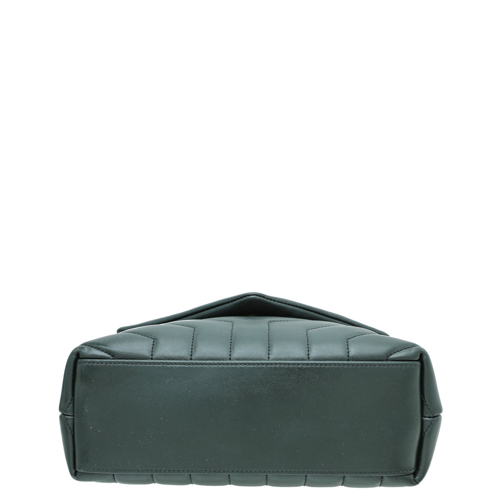 YSL Forest Green Loulou Small Bag