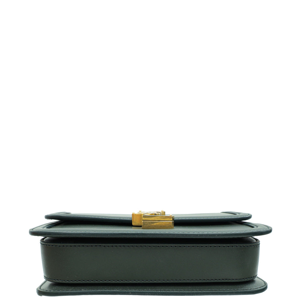YSL Dark Olive Solferino Small Crossbody Bag