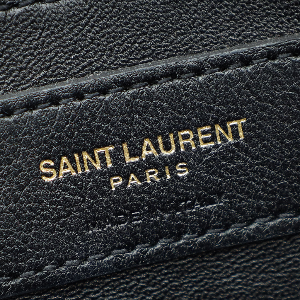 YSL Red Chevron Soft Envelope Medium College Bag