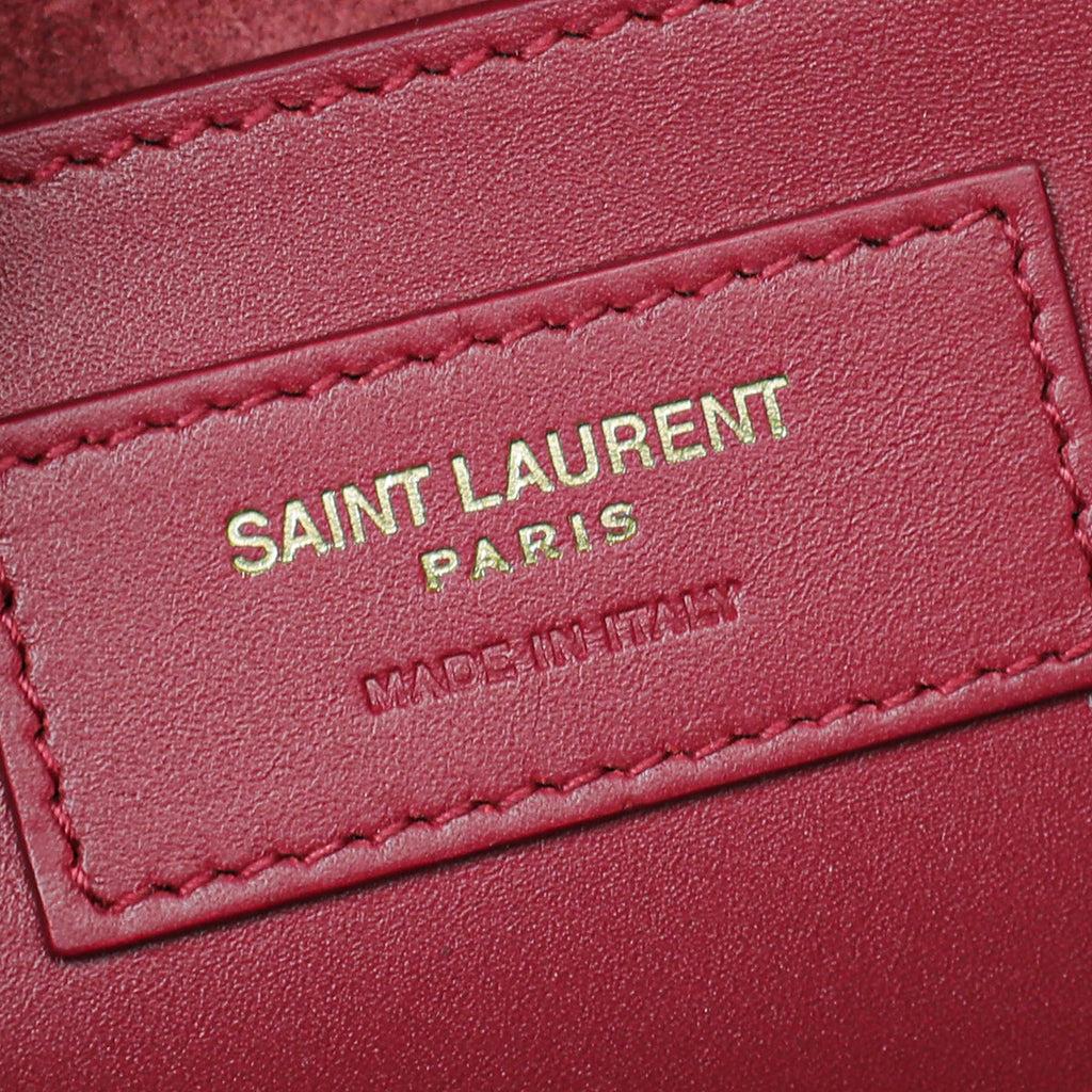 YSL Red Kate Tassel Medium Chain Bag