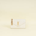 YSL Vintage Blanc Cassandre Wallet On Chain