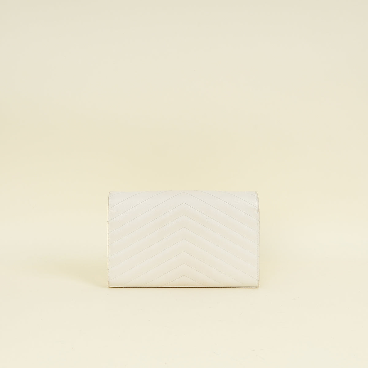 YSL Vintage Blanc Cassandre Wallet On Chain