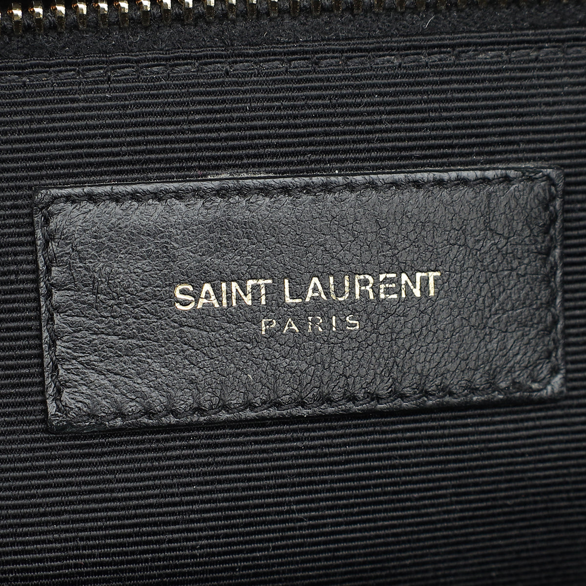YSL Black Monogram Shopping Tote Large Bag