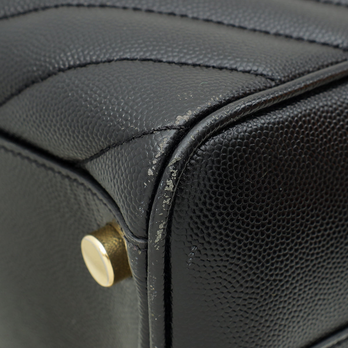 YSL Black Monogram Shopping Tote Large Bag