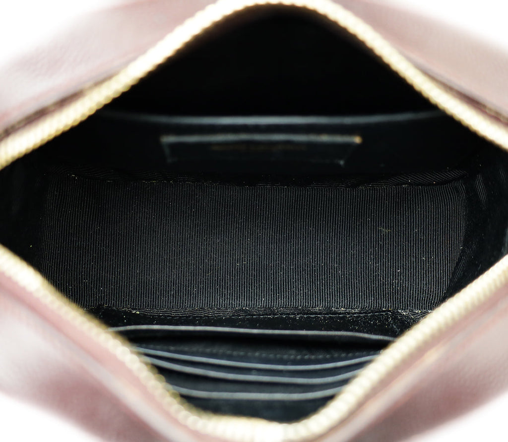 YSL Bordeaux Monogram Camera Bag