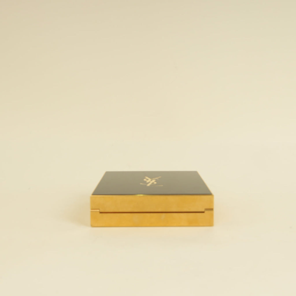 YSL Black Tuxedo Box Plexiglass Minaudiere Bag