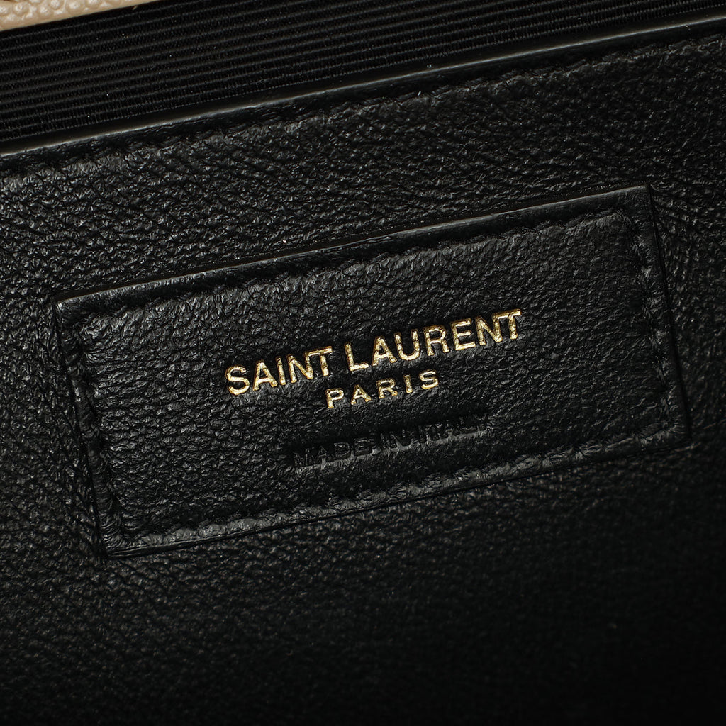 YSL Nude Mix Quilted Envelope Medium Shoulder Bag