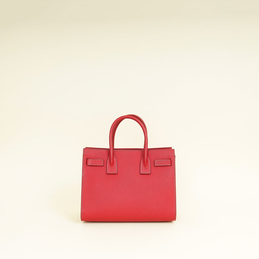 YSL Red Sac De Jour Baby Bag