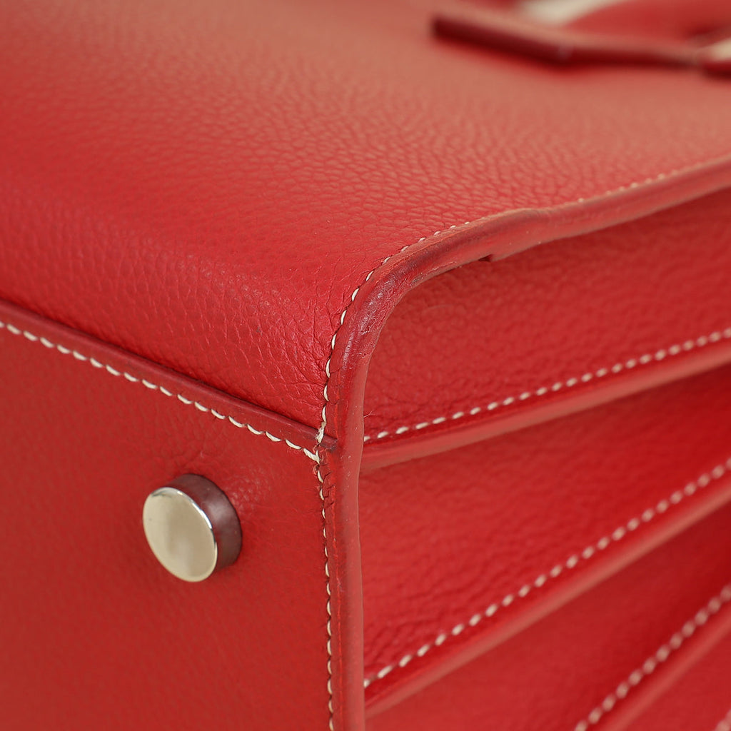 YSL Red Sac De Jour Baby Bag