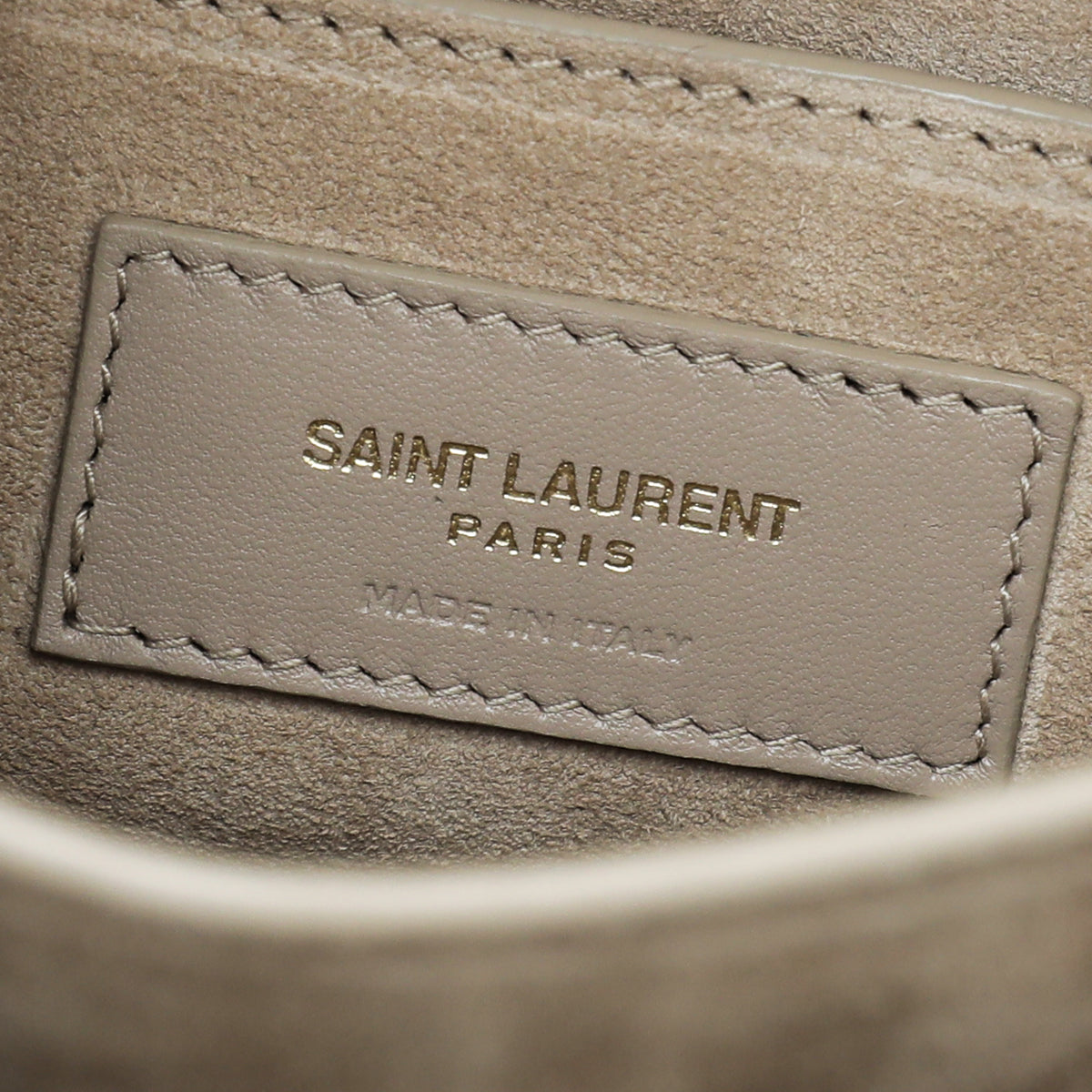 YSL Nude Croc Embossed Sunset Medium Bag