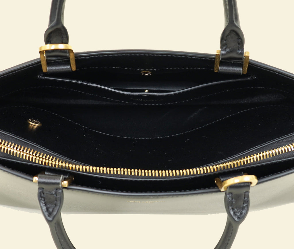 YSL Black Sac De Jour Bowling Small Bag