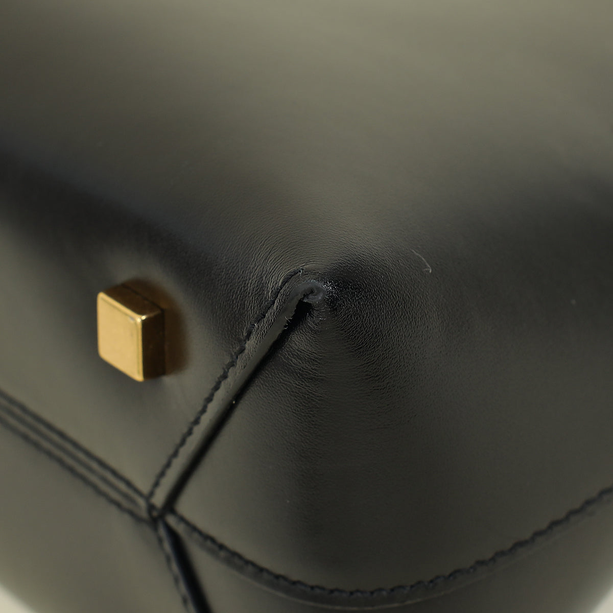 YSL Black Sac De Jour Bowling Small Bag